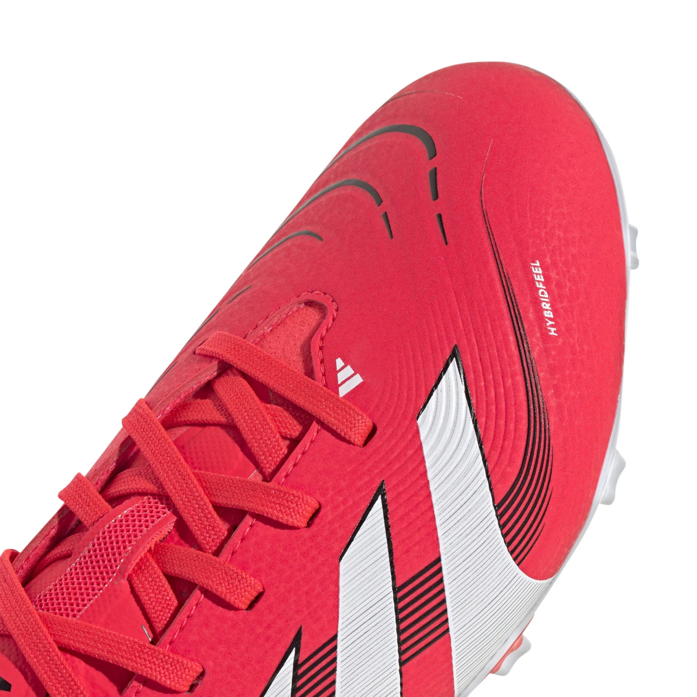 Adidas Predator League Gras / Kunstgras Voetbalschoenen (MG) Kids Rood Wit Zwart