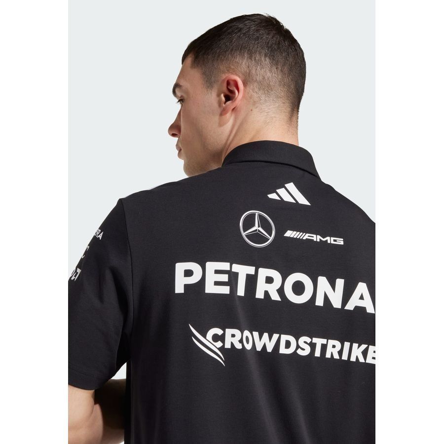 Adidas Polo noir Mercedes - AMG Petronas Formula One Team