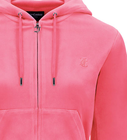 Juicy Couture Cardigan - Robertson - Velour - Hot Pink