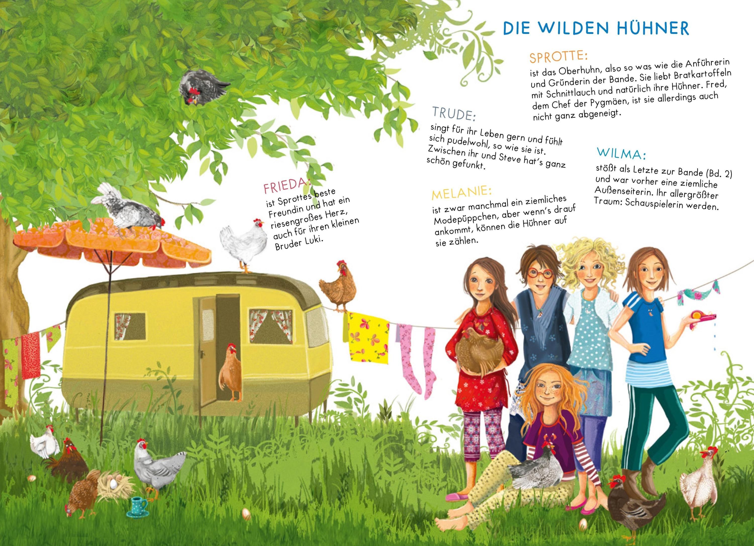 Die wilden Hühner auf Klassenfahrt / Die Wilden Hühner Bd.2