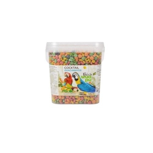 Coquetel Wuapu com sabores variados para araras