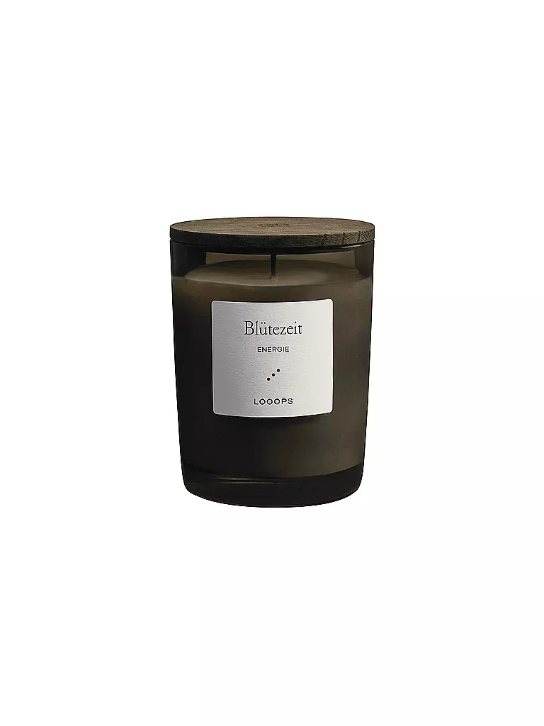 LOOOPS Duftkerze 250g BLUETEZEIT dunkelgrün
