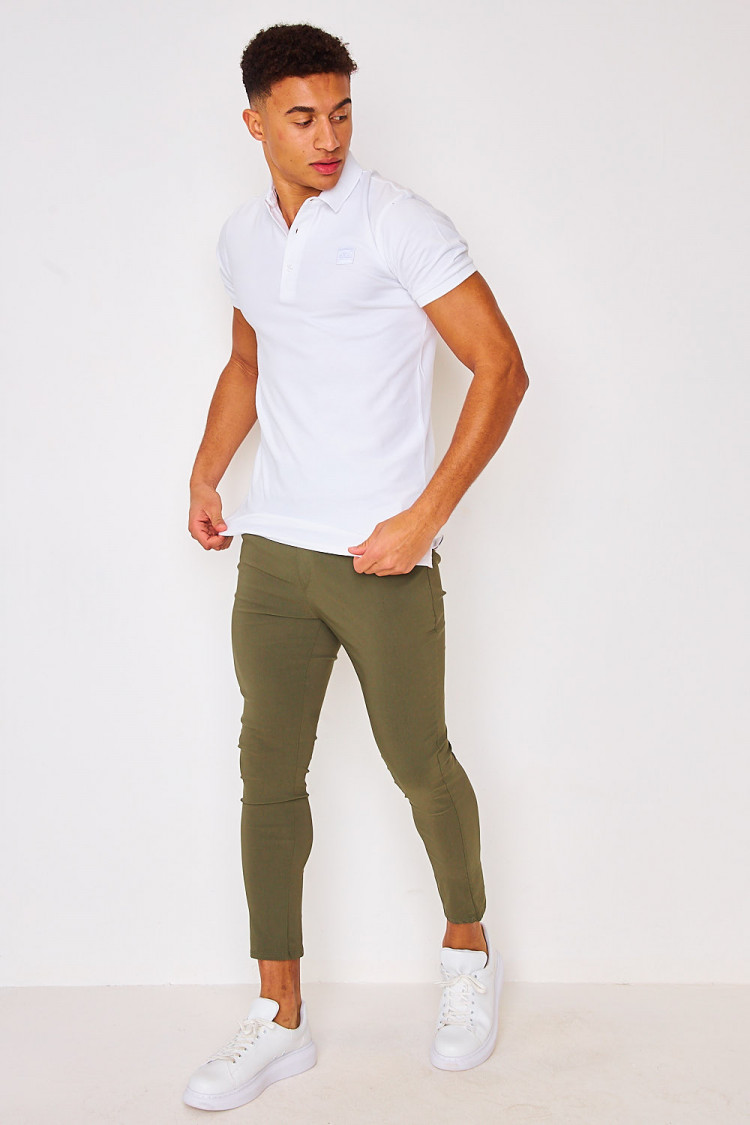 Pantalon kaki uni