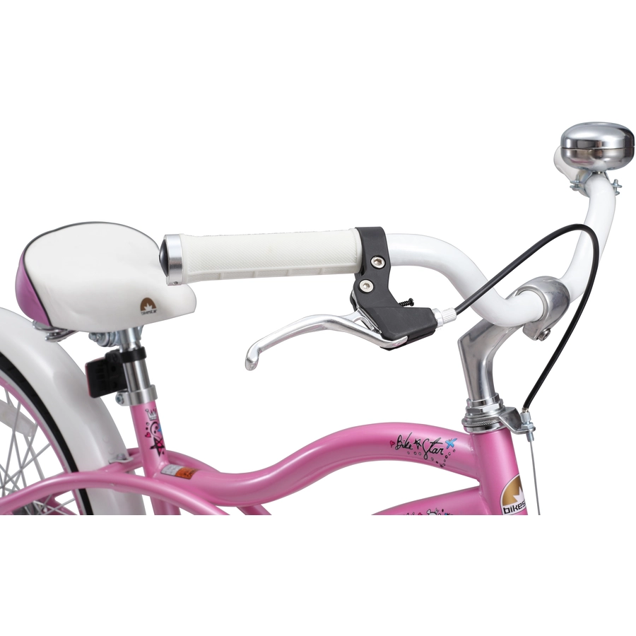 Bikestar Kinderrad 20 Zoll Cruiser pink