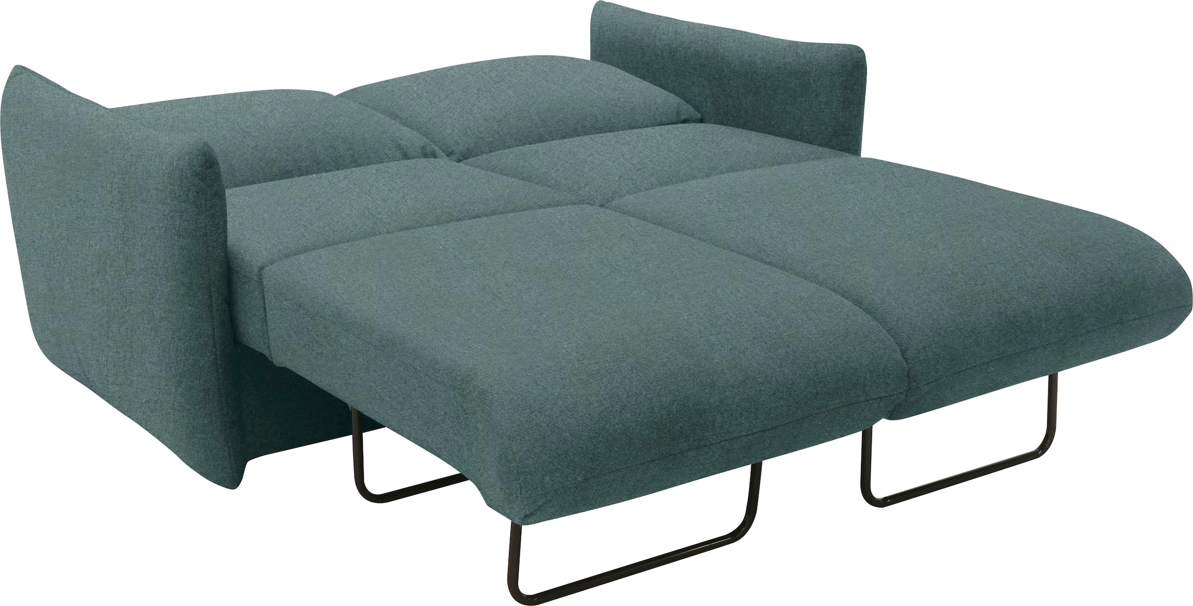 DOMO collection Schlafsofa »700023 Schlaffunktion, Federkern, 2-Sitzer, stabile Liegefläche« Sitzflächen einzeln ausklappbar zum Schlafen, Relaxen und Entspannen