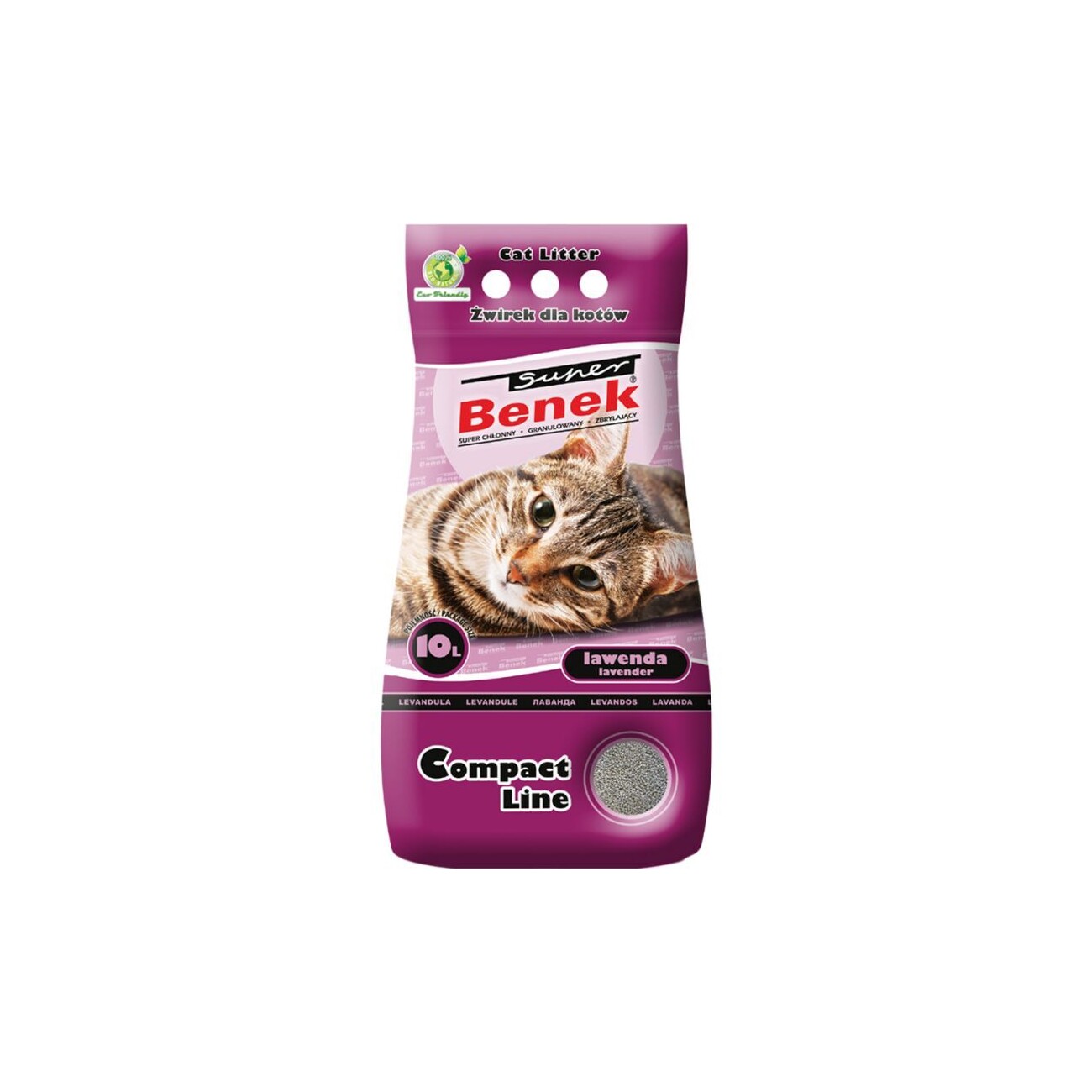 Benek Super Compact Lavendel 10 l
