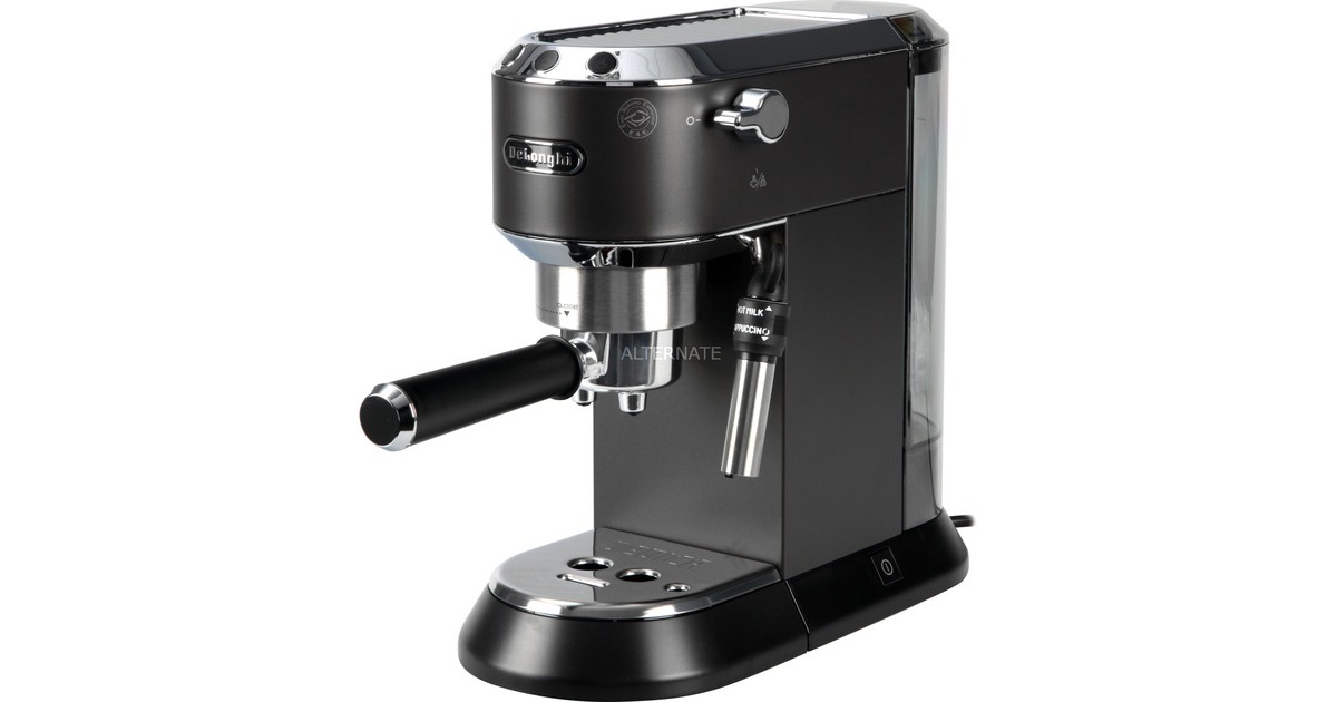 DeLonghiDedica Style EC 685.BK espressomachine  (Zwart/hoogglans zilver)