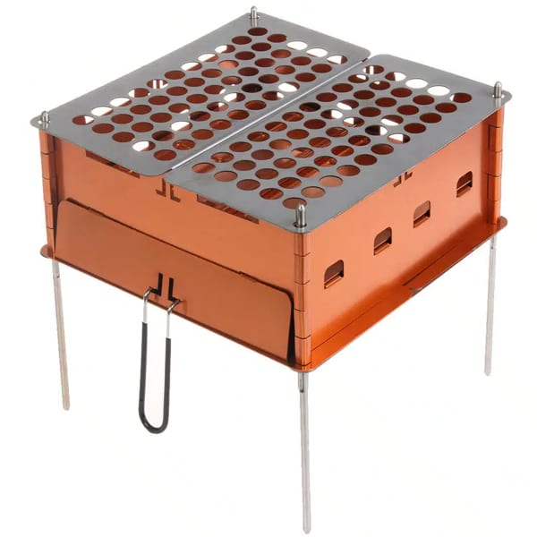 Réchaud à gaz randonnée LACAL COMPACT BARBECUE OVEN ORANGE