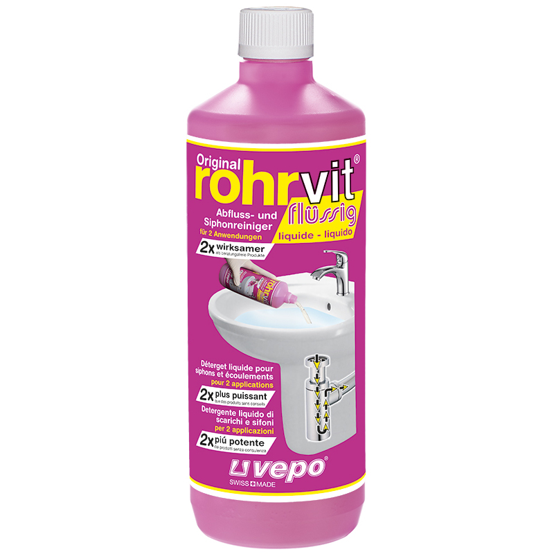 ROHRVIT Ablaufreiniger liq gebrauchsfertig 1000 ml