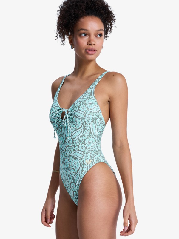 Wildside Paisley One-Piece Maillot de bain une pièce Vert Femme