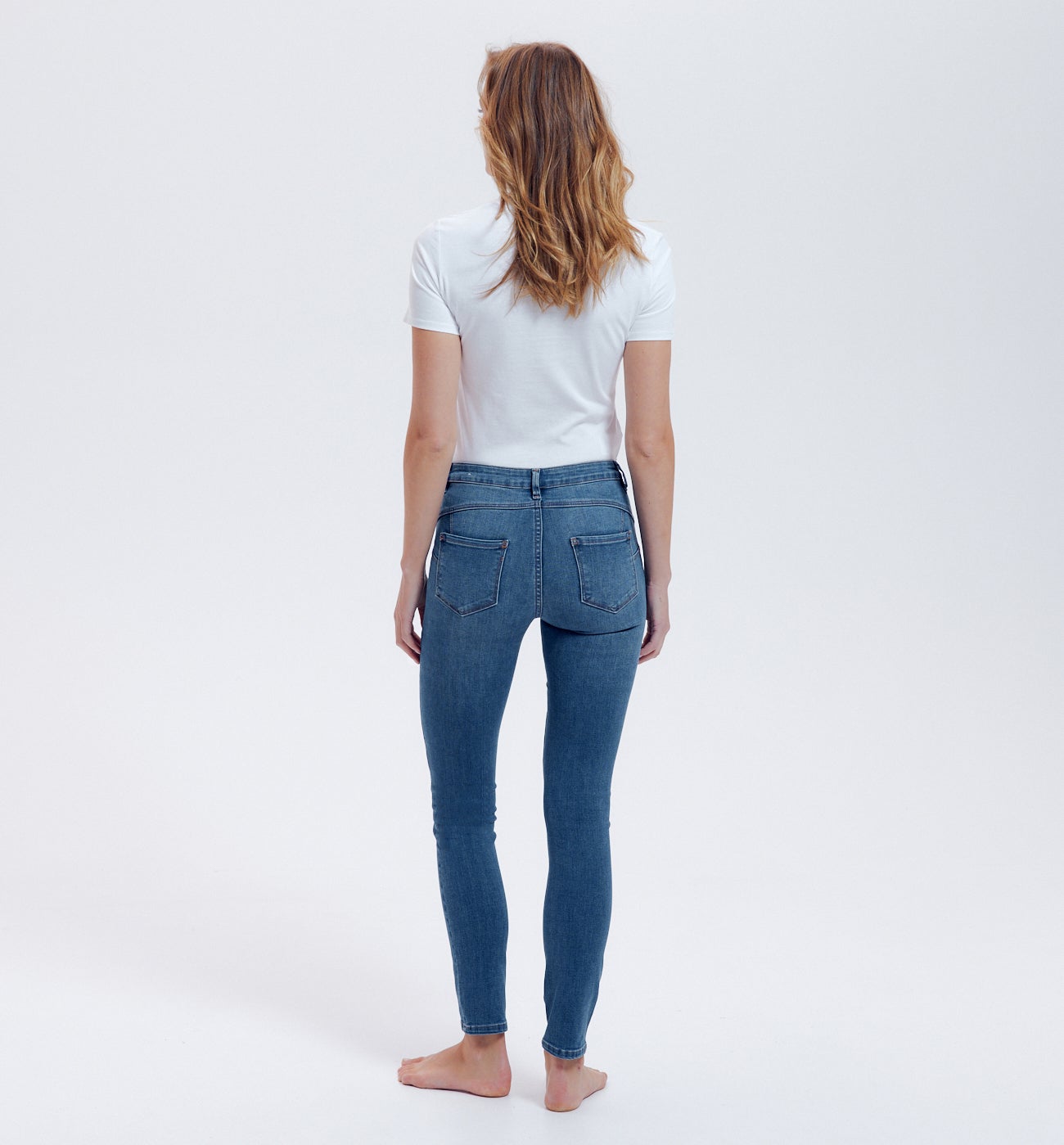 Jean skinny push up ERNEST - Jean brut