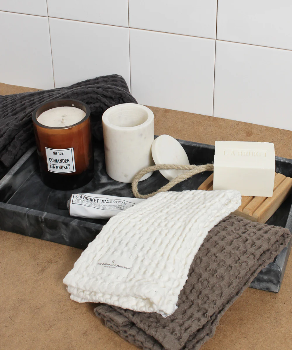 Bahne Interior  Marmorbakke, grå - 40x22 cm
