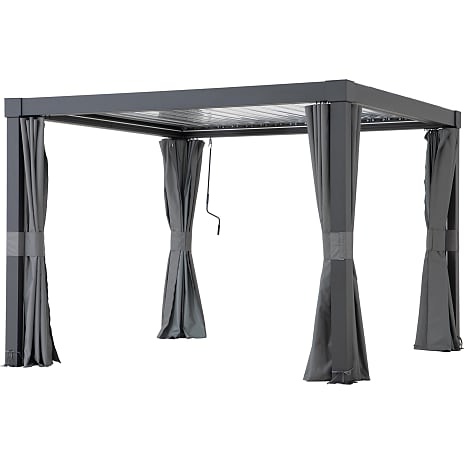Sunjoy gardin til pergola matterhorn 306 x 306 cm
