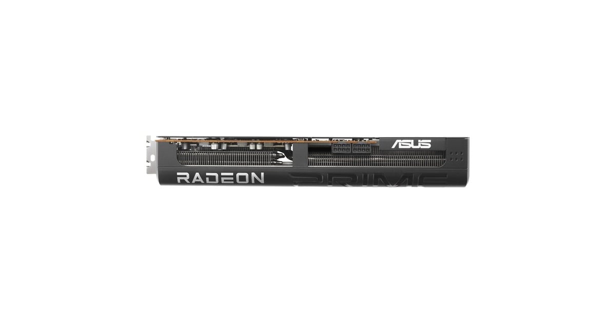 ASUSPRIME Radeon RX 9070 OC grafische kaart  (Grijs, 3x DisplayPort, 1x HDMI, RDNA4)