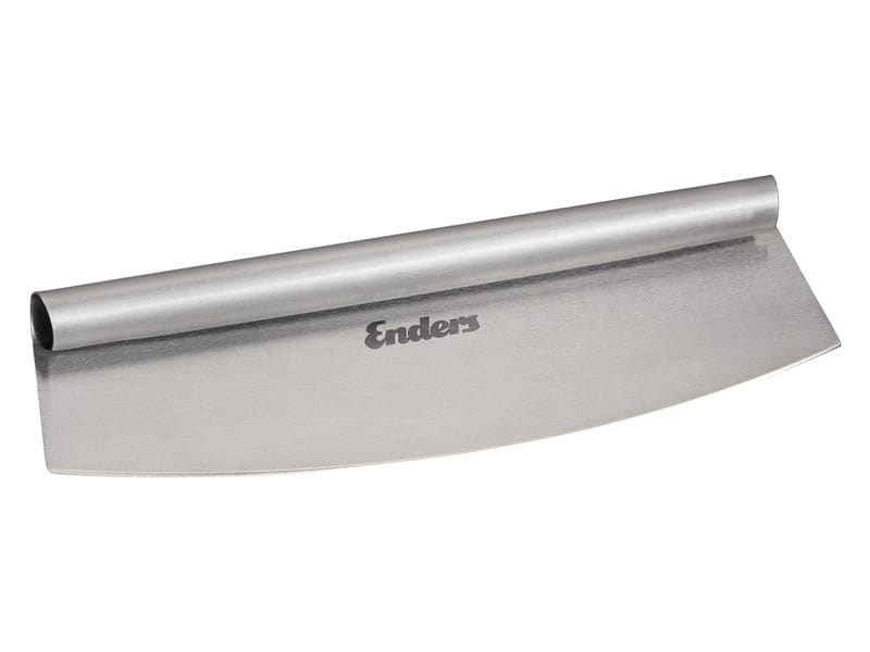 Enders Pizzaschneider aus Edelstahl, Silber Premium Pizzaschneider inklusive Schutzkappe aus Kunststoff