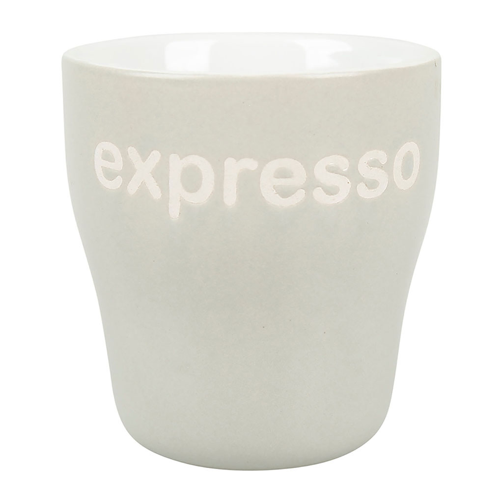 Gobelet grès EXPRESSO gris 11cl