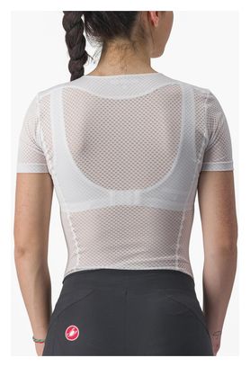 Maillot De Corps Manches Courtes Femme Castelli Pro Issue 2 Blanc
