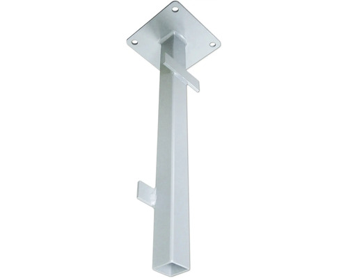 Console voor inbedding in beton, 15x15x50,6 cm, zilver