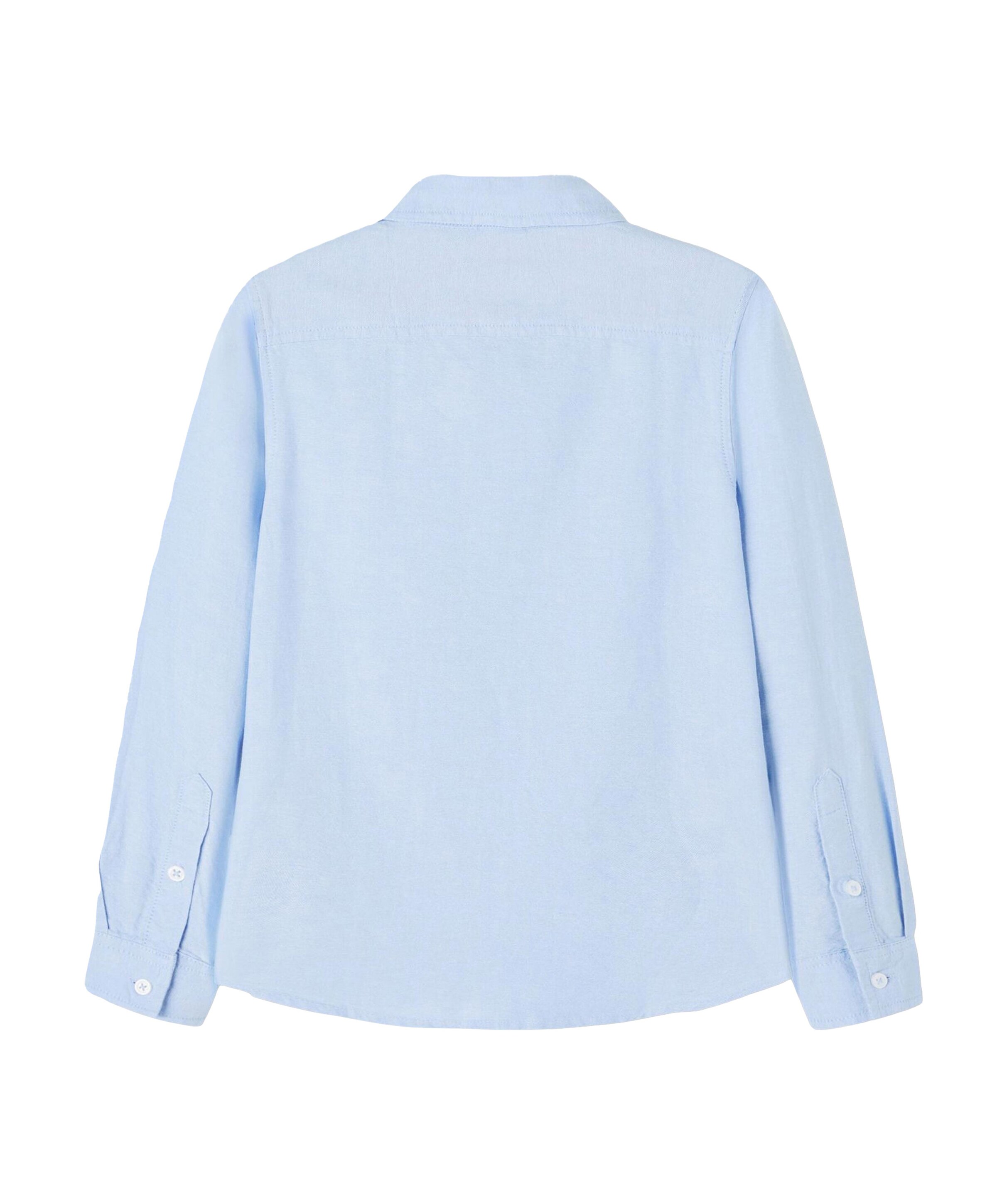 Name it Jongens overhemd lange mouw blauw