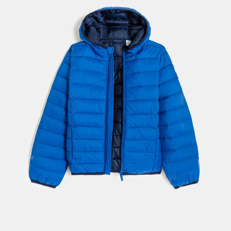 Doudoune chaude et légère bleue garçon