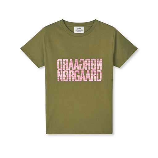 Mads Nørgaard Single Organic Trenda P T-shirt, Martini Olive, M