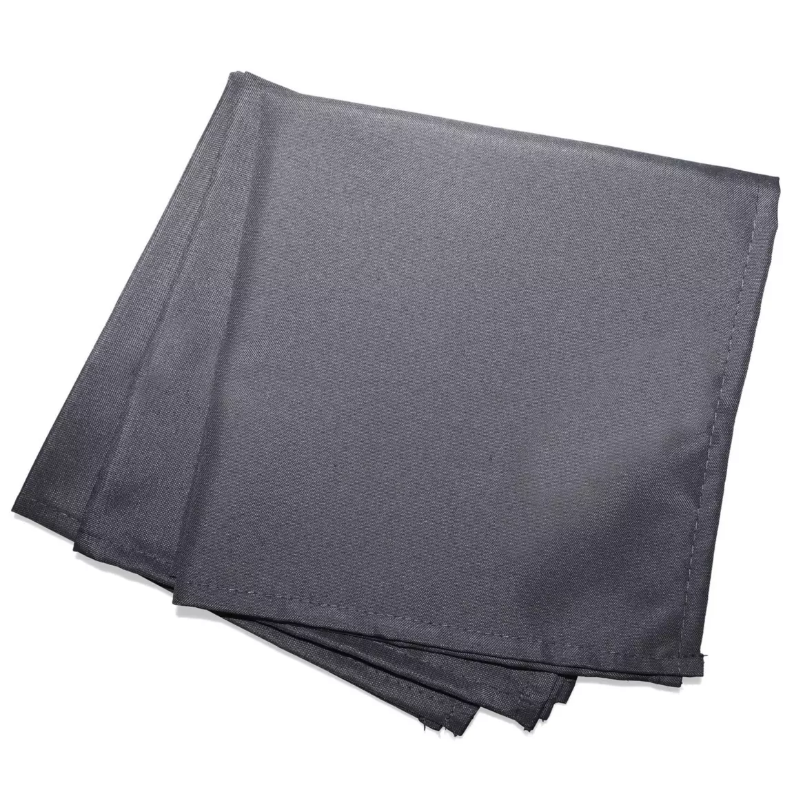 Lot de 3 serviettes (40 x 40 cm) Essentiel Gris beton