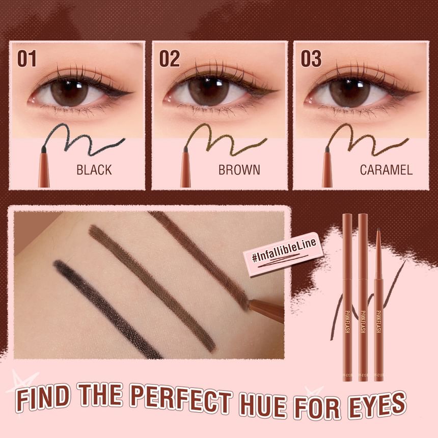 PINKFLASH - ProTouch Eyeliner Pencil - 3 kleuren