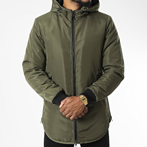 Parka Capuche Vert Kaki