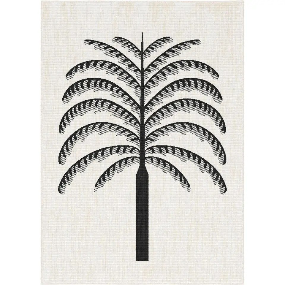 Interieur05 buitenkleed zwart/wit Breeze - 230 x 160 cm