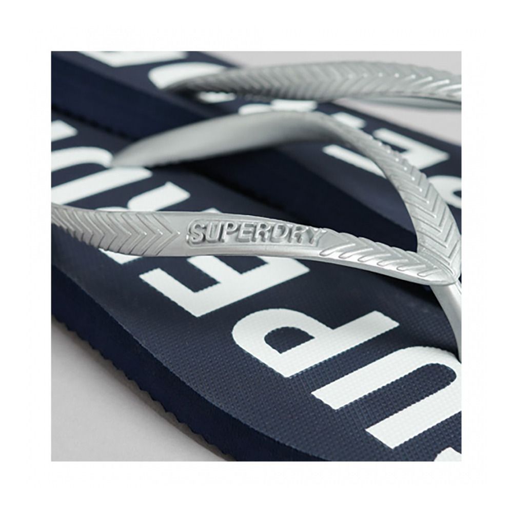 Superdry CODE CORE SPORT FLIP FLOP - Tongs Femme eclipse navy/metallic silver