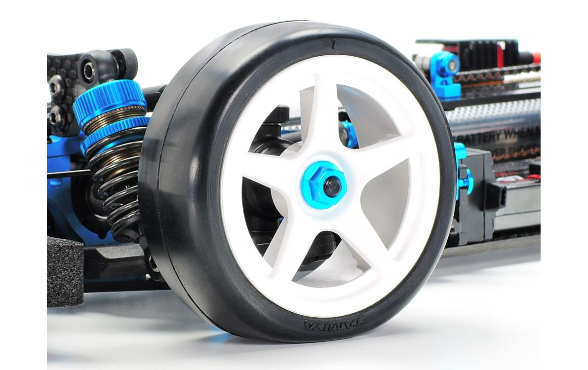 Reifen Slick, Medium, 24 mm, 2 StückRacing Slicks für M-Chassis Tourenwagen im Massstab 1:10