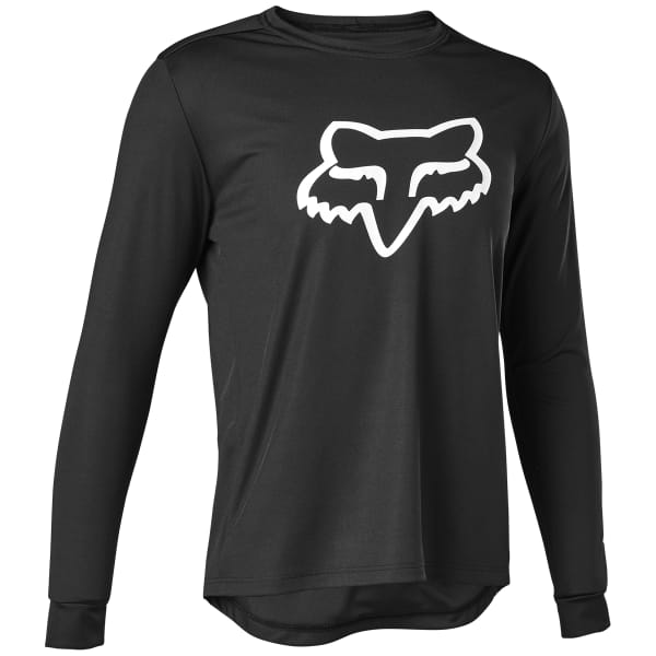 Maillot VTT FOX YTH RANGER LS JERSEY BLACK