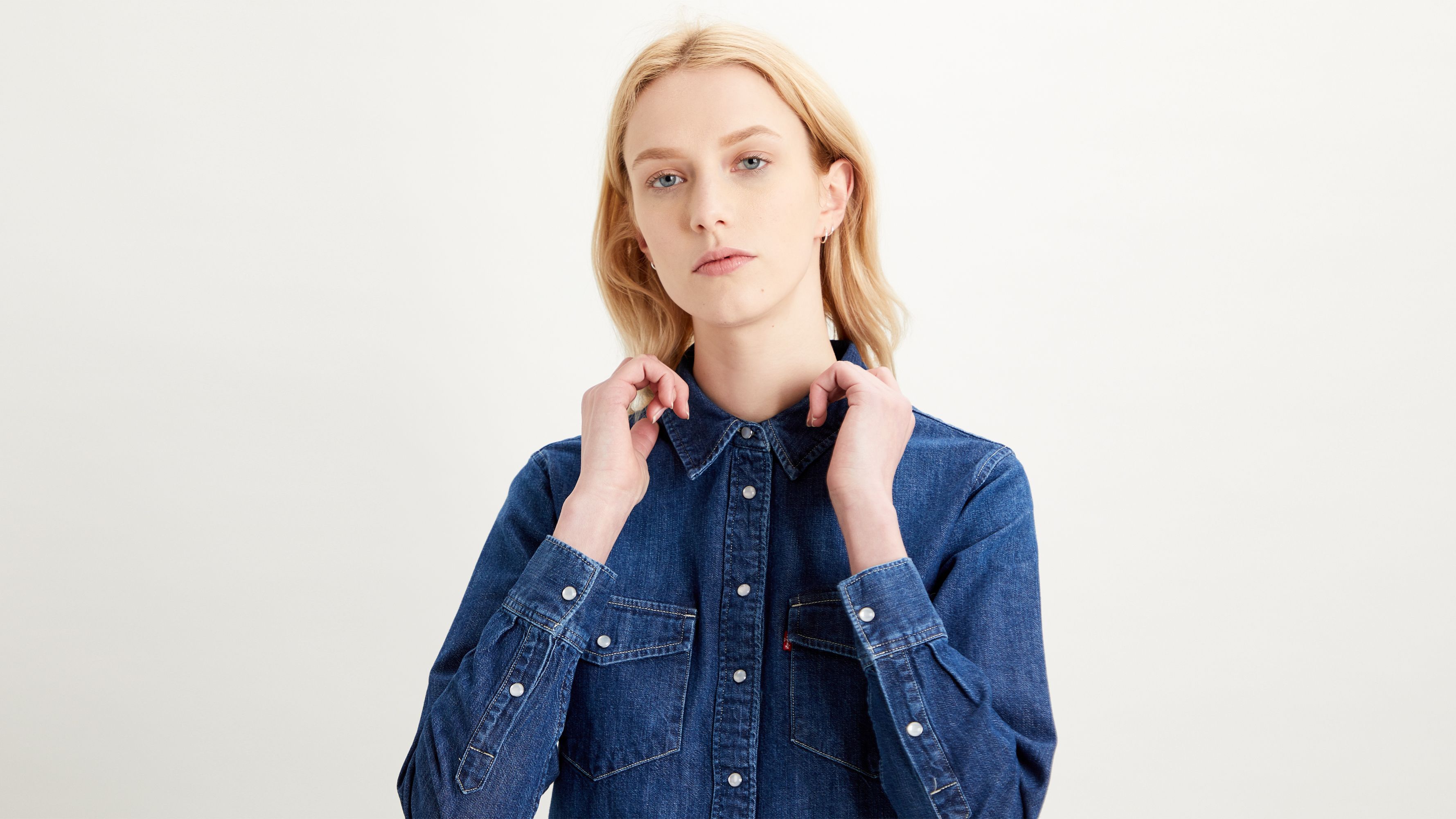 Chemise Western Essential - Air Space - Bleu