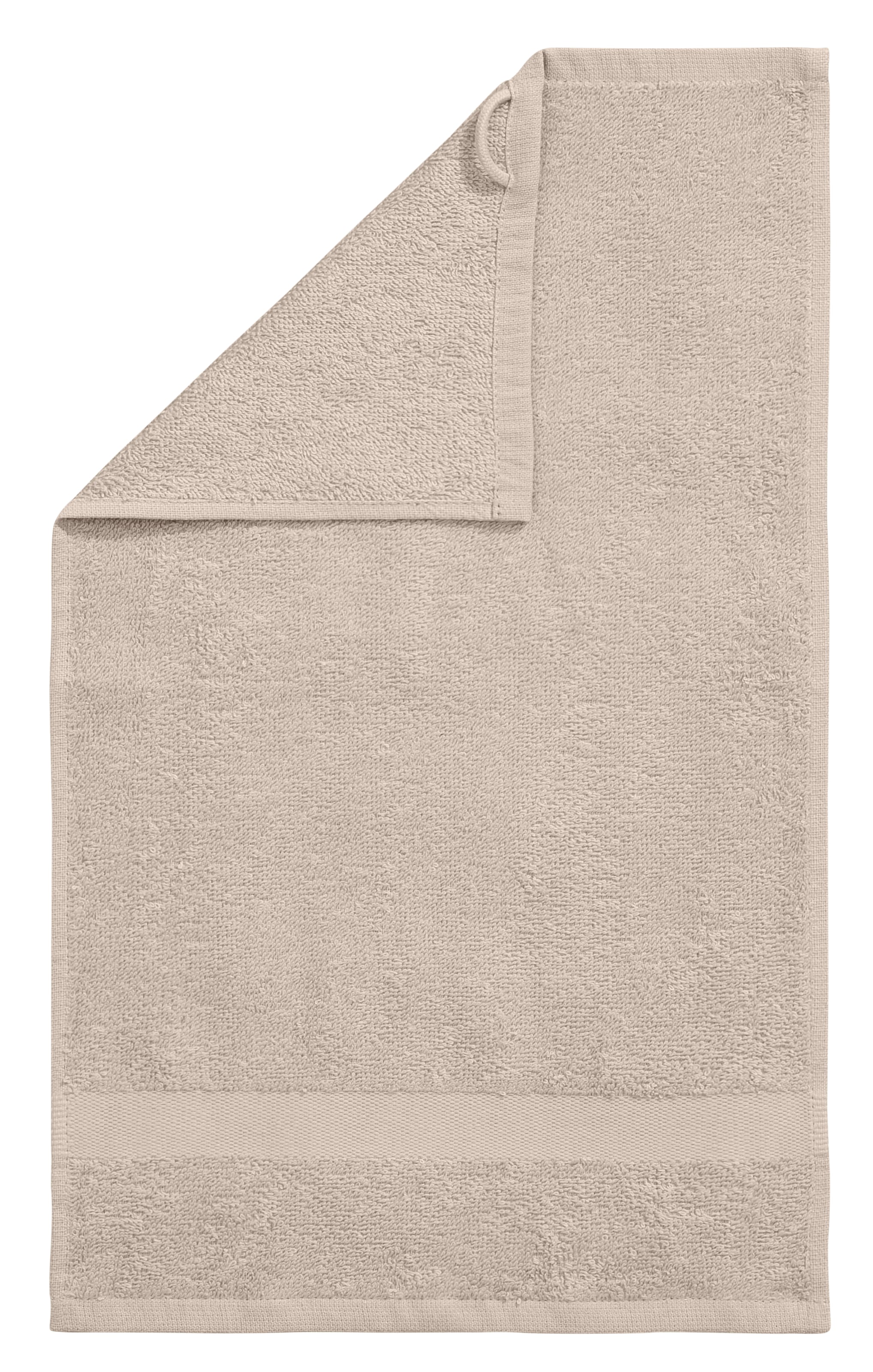 my home Gästehandtücher »Vanessa, als Set und Serie erhältlich, 8 Gästehandtücher, 30x50cm« Handtücher mit Bordüre, 100% Baumwolle, einfarbig, weich