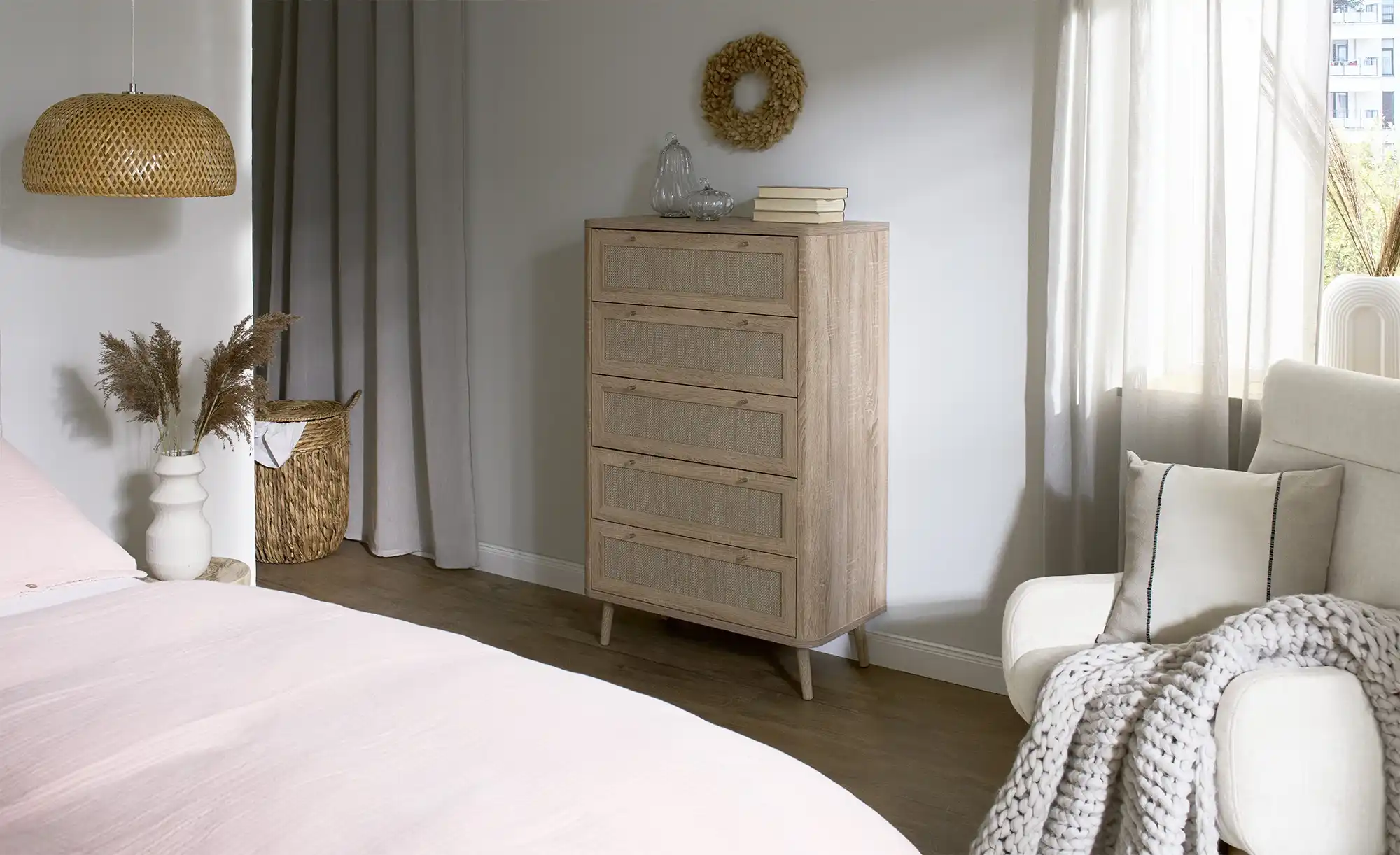 Roomers Kommode Rafia Premium