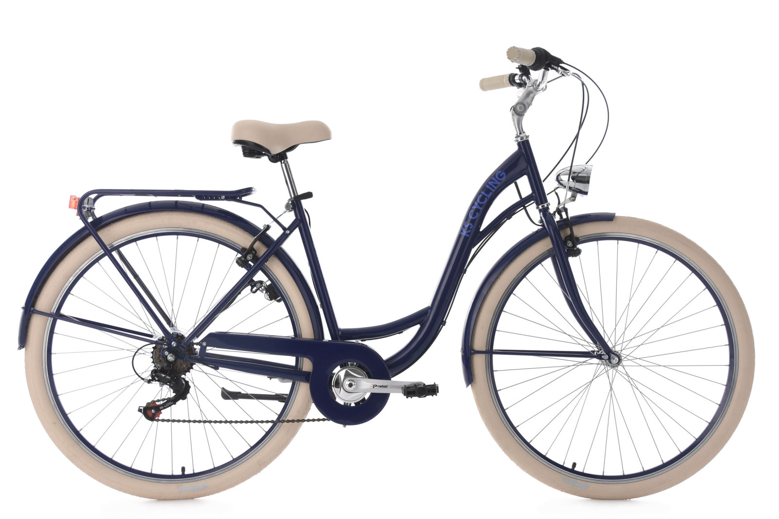 KS Cycling Damenfahrrad 28'' BALLOON - blau - 48 cm Rahmenhöhe