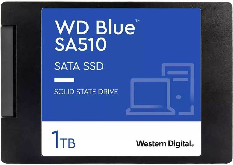 Western Digital Blue SA510 Interne SSD - 2.5 Inch - 1 TB
