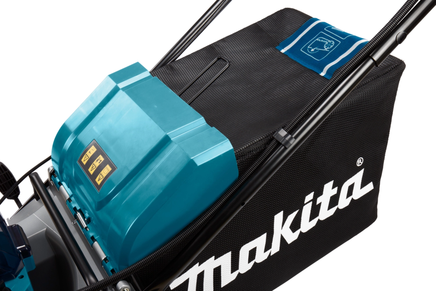 Makita DLM533PT4 36V (2x 18V) Li-Ion accu grasmaaier set (4x 5.0Ah accu) - 53cm - zelfrijdend - koolborstelloos