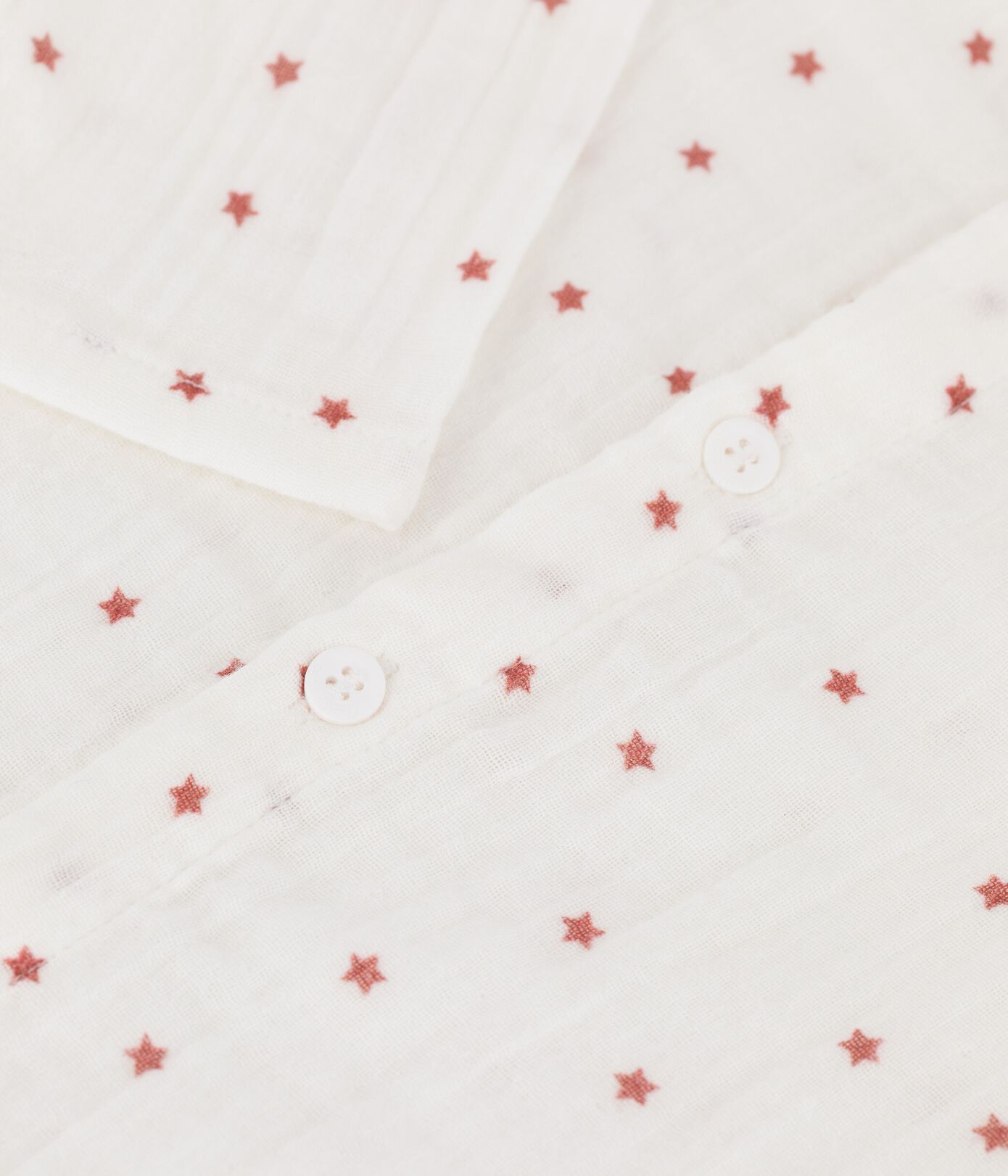 Chemise en gaze de coton bio bébé