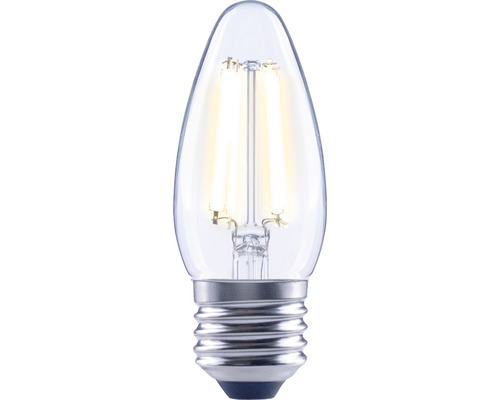 FLAIR LED kaarslamp, dimbaar, C35 E27/5,5W (60W) 806 lm 2700 K warm wit helder
