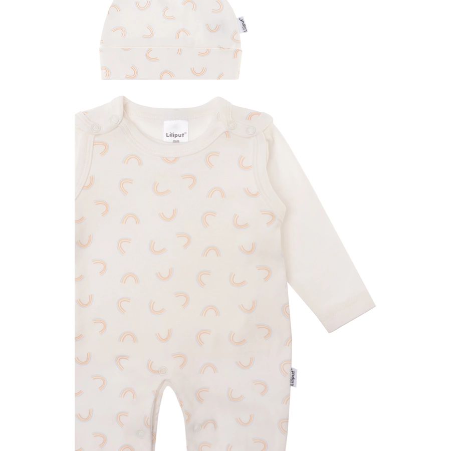Liliput 3-teiliges Baby-Set Regenbogen weiss