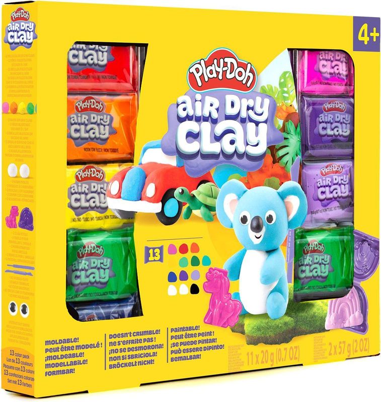 Play-Doh - Luchtdrogende Klei - 13 Pack - Kleur