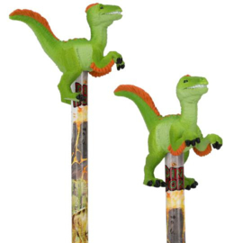 Dino World potlood met dino topper