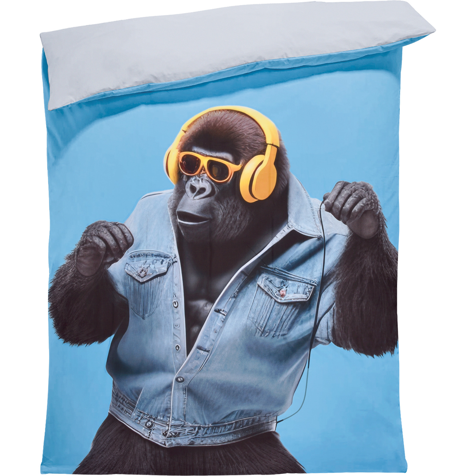 Bettwäsche Micro-Polyester Affe