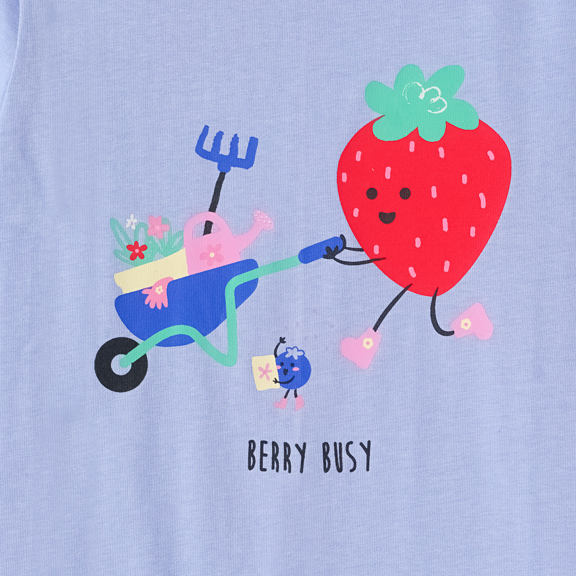 Topolino Mädchen T-Shirt mit Beeren-Print helllila
