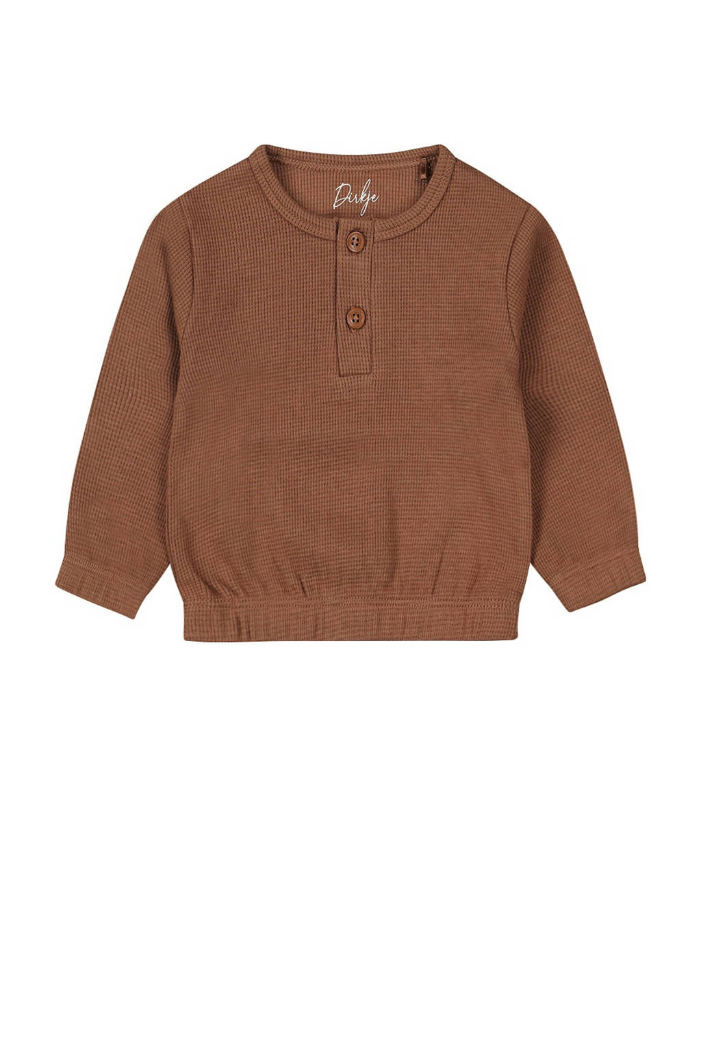 Dirkje baby sweater bruin