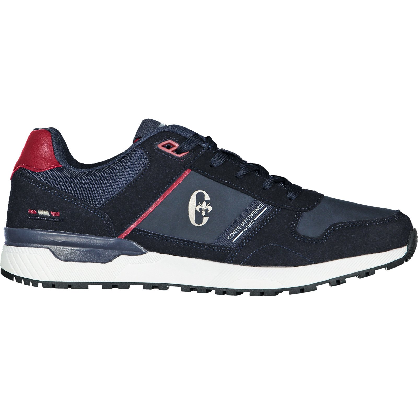 Conte of Florence Herren-Sneaker Pienza schwarz, 46