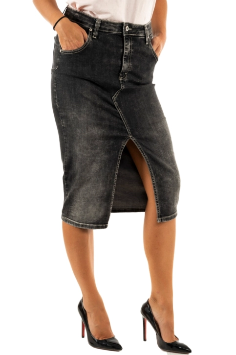 jupe please g0fa 1970 nero denim