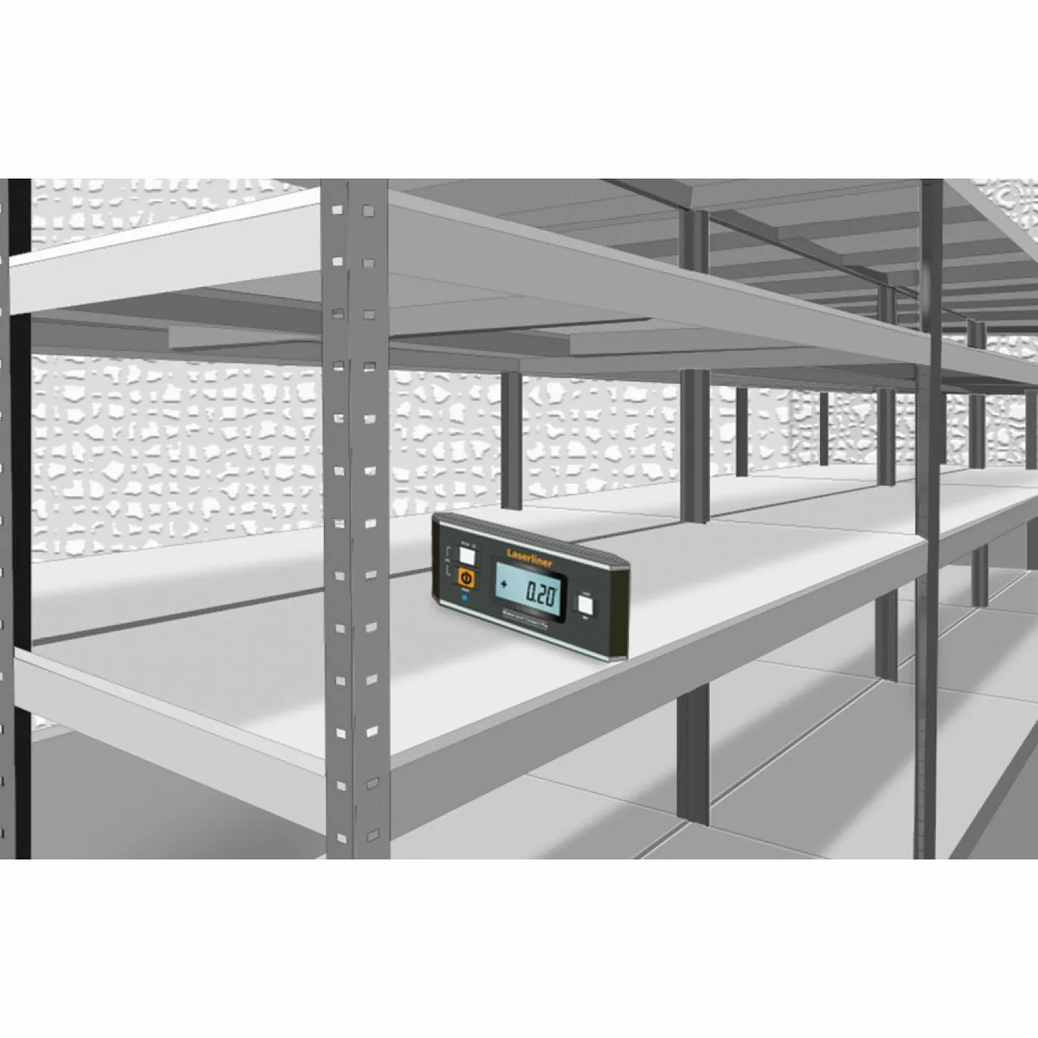 Laserliner MasterLevel Compact Plus Elektronische waterpas met v-groef - bluetooth - magnetisch