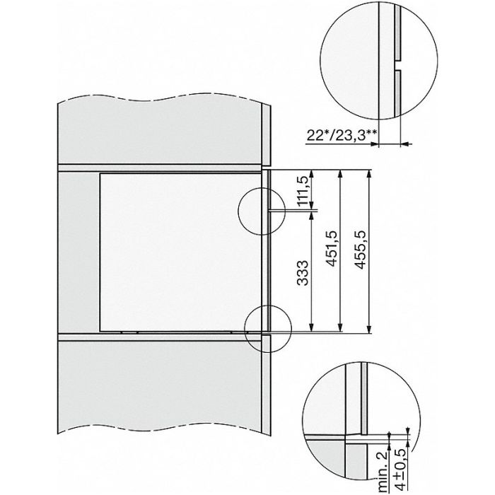 Miele Einbau-Kaffeevollautomat CVA 7440 Graphitgrau